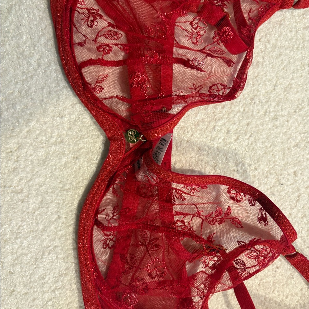 Agent Provocateur Red Lace Bra
